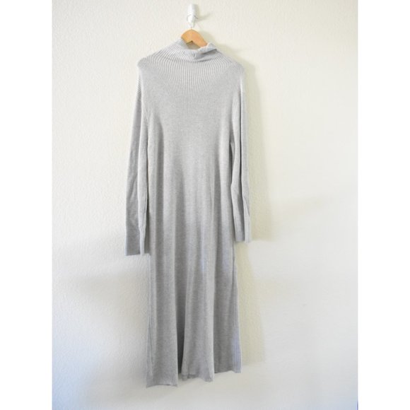 Abound Ribbed Knit Mock Neck Midi Dress - Picture 2 of 12